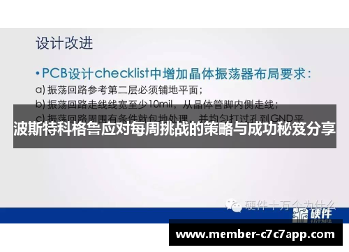 波斯特科格鲁应对每周挑战的策略与成功秘笈分享